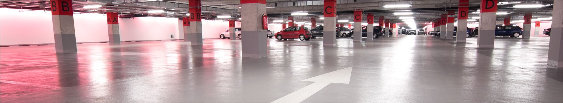 Finiture a solvente per pavimentazioni in cemento